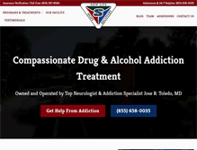 Tablet Screenshot of newlifeaddictiontreatment.com